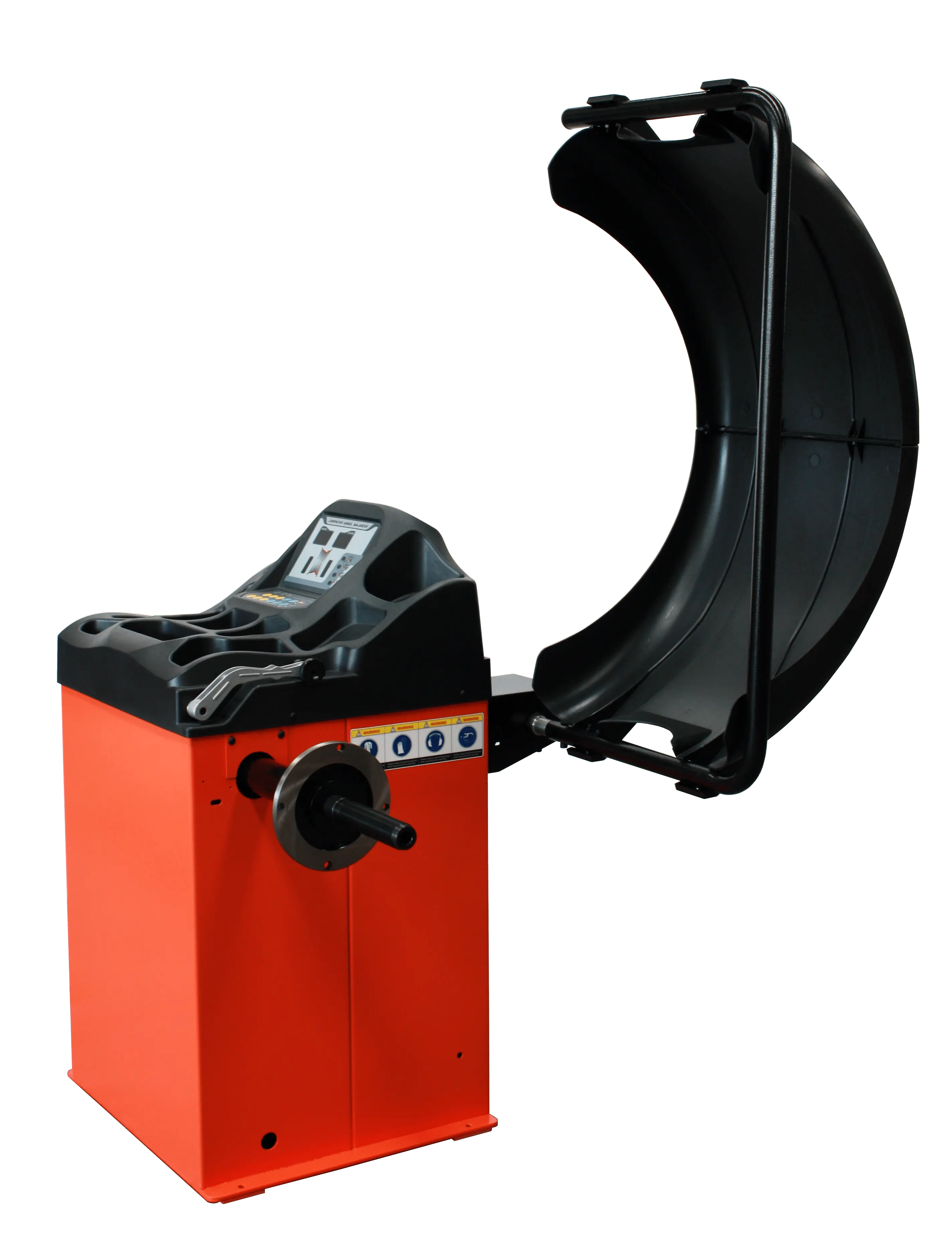 Self-Calibrating Wheel Balancer with Protection Hood, 10"-24" Rim Diameter, Computerized, +/- 1 g of Accuracy, ALU Balancing Modes, TMG-WB24H - Image 3